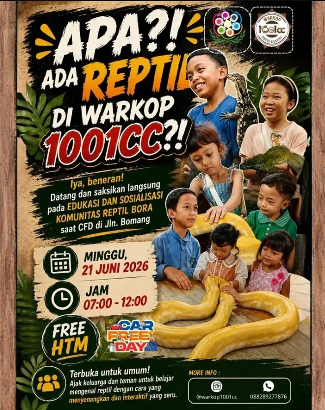 Edukasi & Sosialisasi Komunitas Reptil